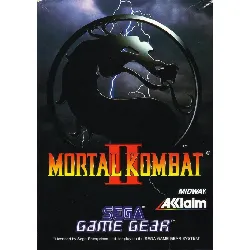 jeu game gear gg mortal kombat ii 2
