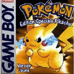 jeu gameboy gb pokemon: version jaune: edition speciale pikachu