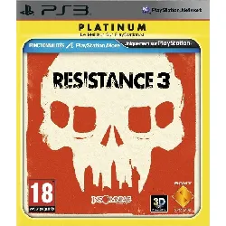 jeu ps3 resistance 3 (edition platinum)