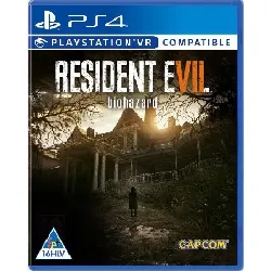 jeu ps4 jeux resident evil biohazard