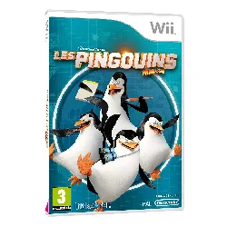 jeu wii u les pingouins de madagascar