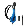 casque ps3 @play filaire bleu/noir