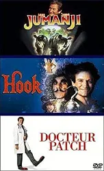 dvd jumanji / hook / docteur patch - tripack 3 dvd