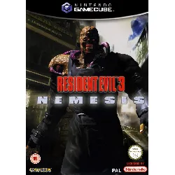 jeu game cube resident evil 3: nemesis