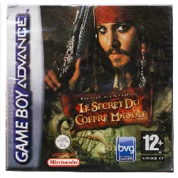 jeu gameboy advance pirates des caraibes: le secret du coffre maudit