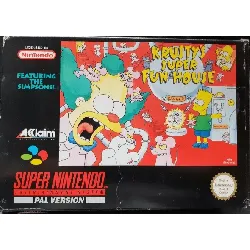jeu snes krusty's super fun house