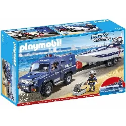 jouet playmobil 5187 city action voiture de police